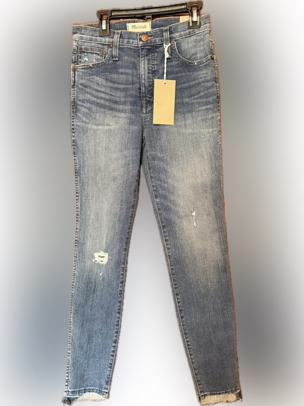 Madewell High-Rise Slim Jeans - Medium Blue Wash